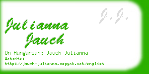 julianna jauch business card